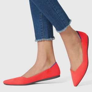 Rothy's Flame pointed toe flats - NEW w/o box